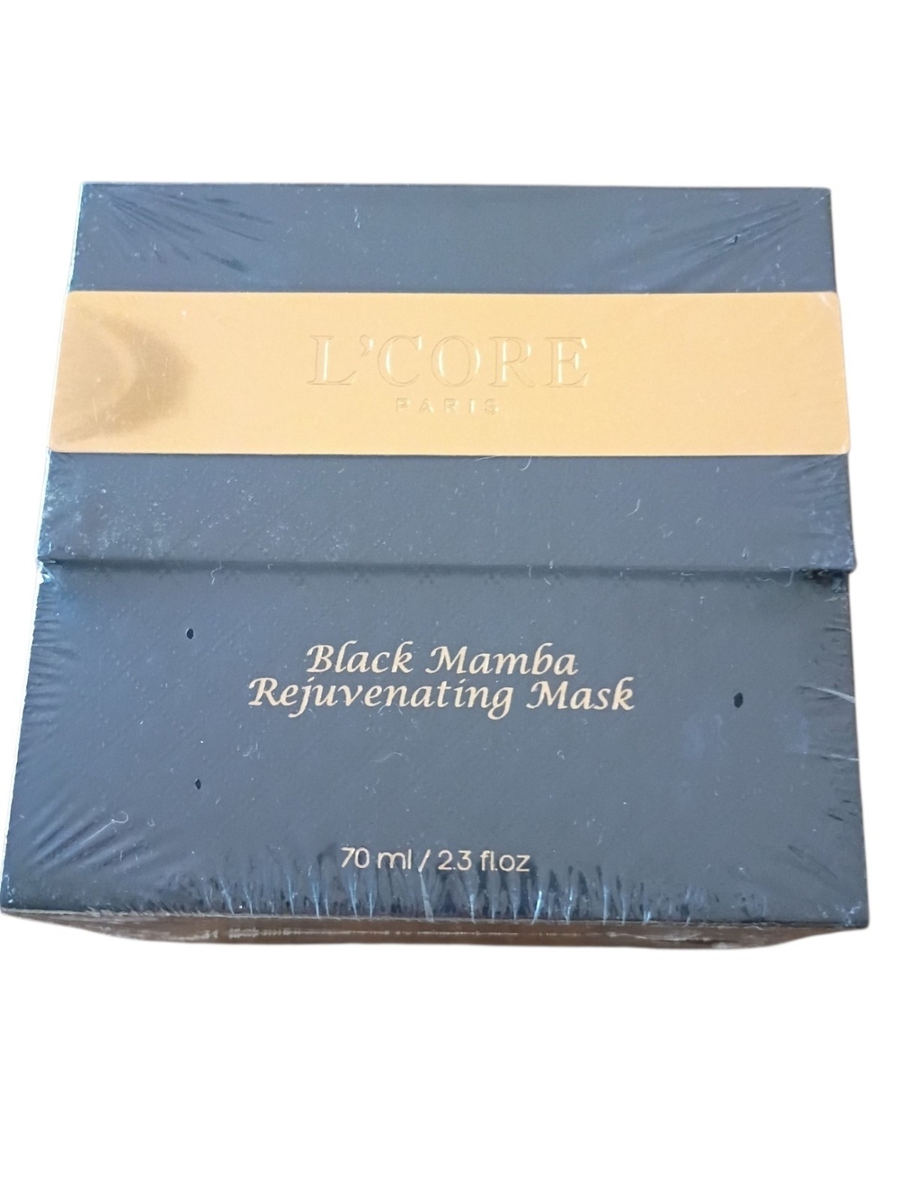 L'CORE Black Mamba Rejuvenating Mask 70ml/2.3fl.oz - Black -Gold -New Sealed Box